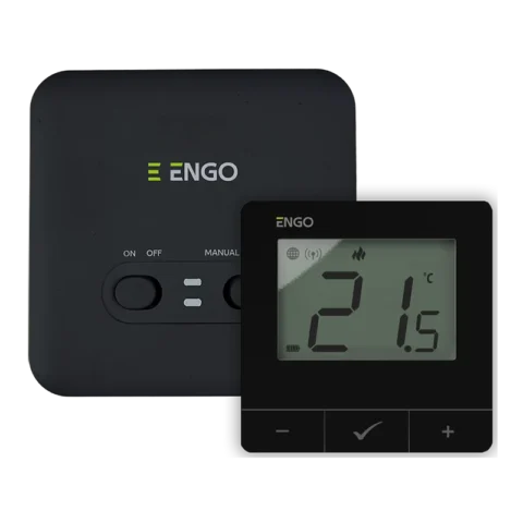 ENGO Digitalni programski bežicni internet termostat E20iB Crni WIFI