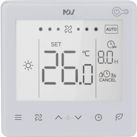 Digitalni ugradni termostat KJRP-86I/MFK-E - MDV by Midea