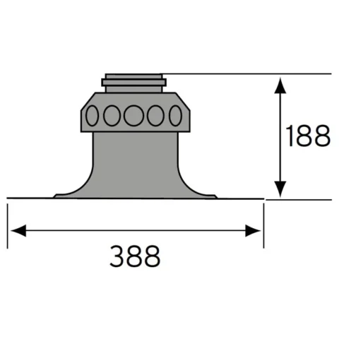 Vaillant Poklopac okna DN 80 O80